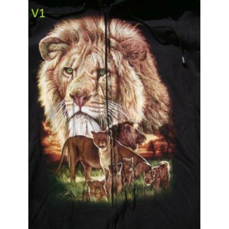 Vesten dieren blackprintshirts