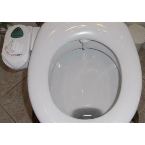 Bidet voor op bestaand toilet
