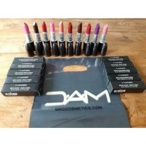 Mac Lipsticks 10 verschilden kleuren in een keer voor 9,95