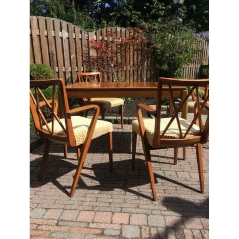 Patijn Poly Z Zijlstra uitschuifbare tafel vintage