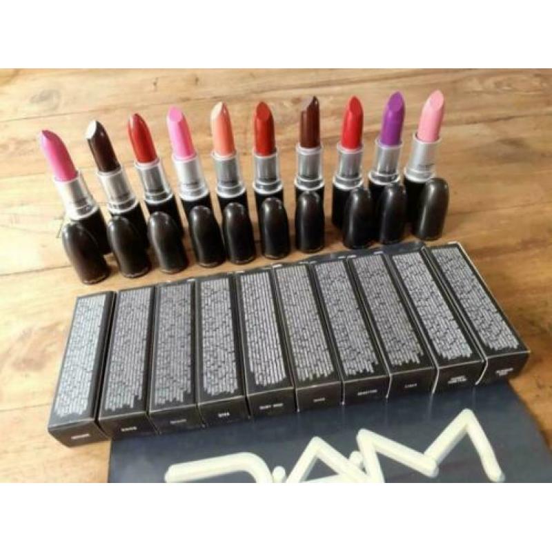 Mac Lipsticks 10 verschilden kleuren in een keer voor 9,95
