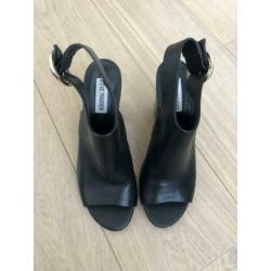 Steve Madden leren boots pumps hakken laarzen zwart leer 38