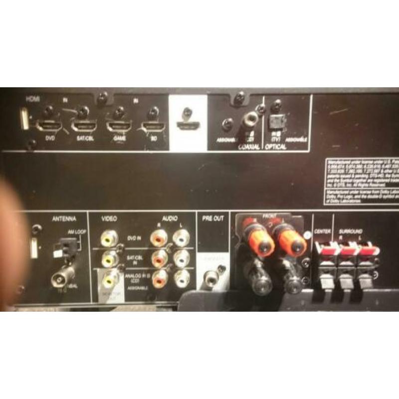 Pioneer VSX-323-K receiver met HDMI (4x in - 1x output)