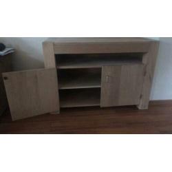 Massief eiken kast / tv meubel