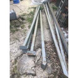 Stalen vierkante buis dikwandig 80 x 80