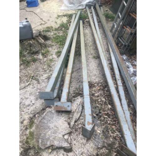 Stalen vierkante buis dikwandig 80 x 80