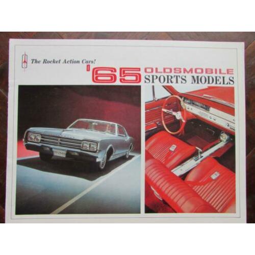 1965 Oldsmobile sports models brochure