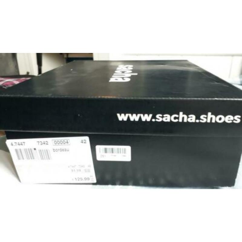 Prachtige bordeaux Sascha laarsjes maat 42