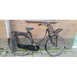 Prima transport Gazelle Oma fiets met rekje