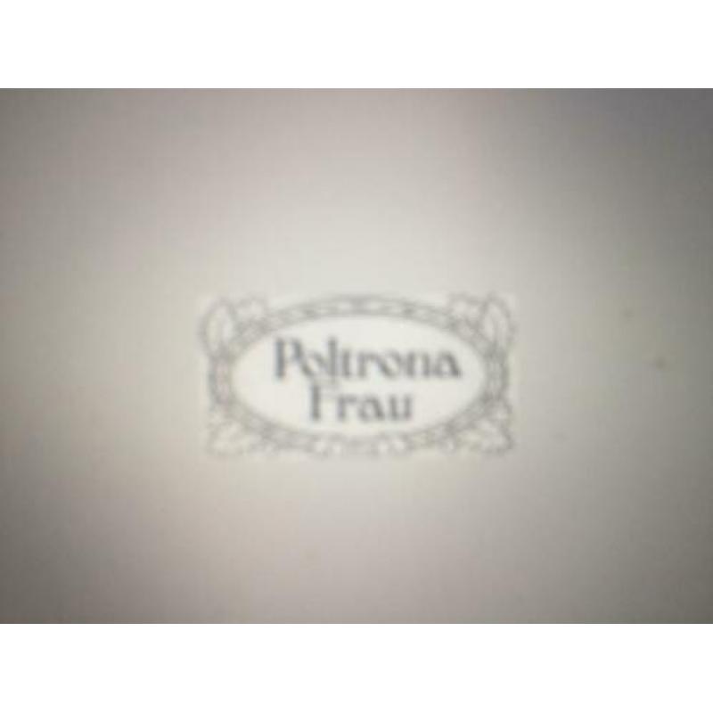Design poltrona frau tweezitbankje/leer