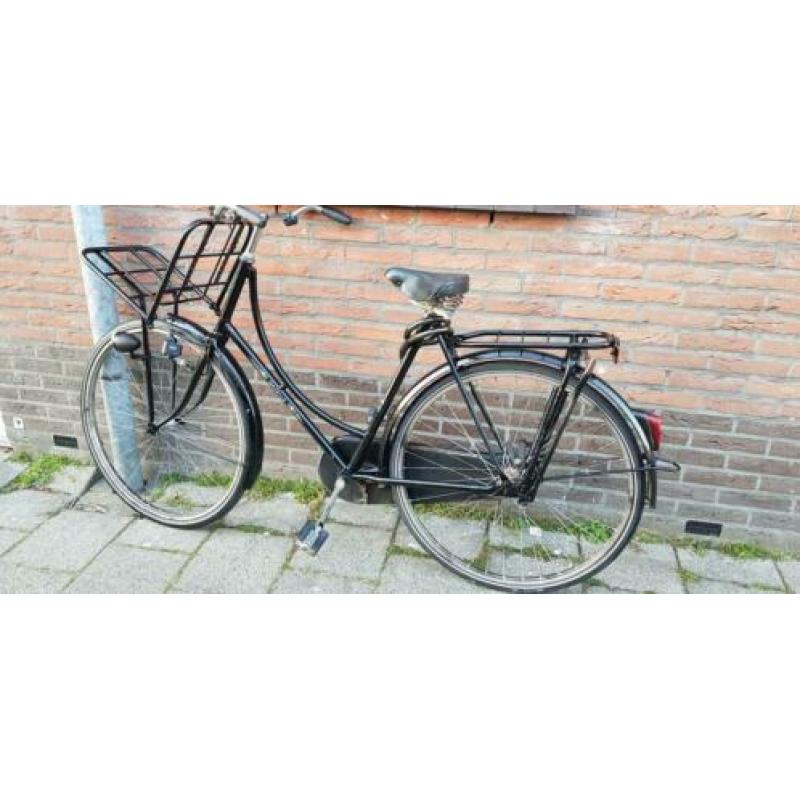 Prima transport Gazelle Oma fiets met rekje