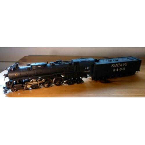 USA Tenshodo Santa Fe 3463 stoomloc H0