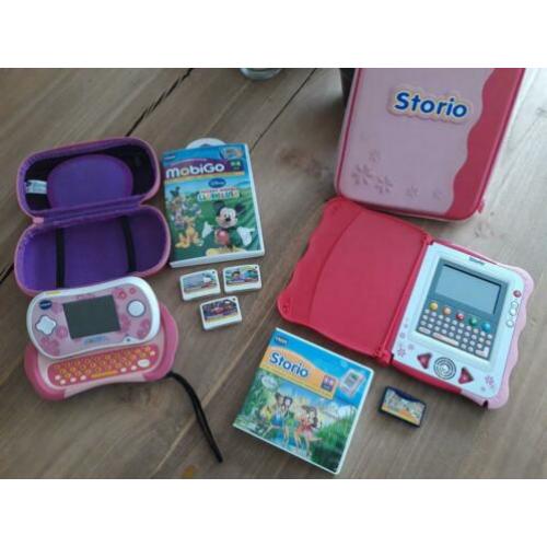 Storio én Mobigo roze met zeven spelletjes!