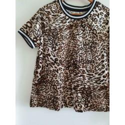 JDY t Shirt panterprint L/40 ?PRIJS €5,00?