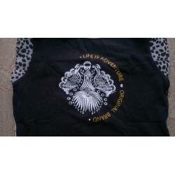Ninni Vi: mooi tshirt zwart maat 146-152 z.g.a.n.!