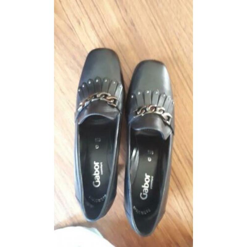 GABOR comfort soft move zwarte schoenen