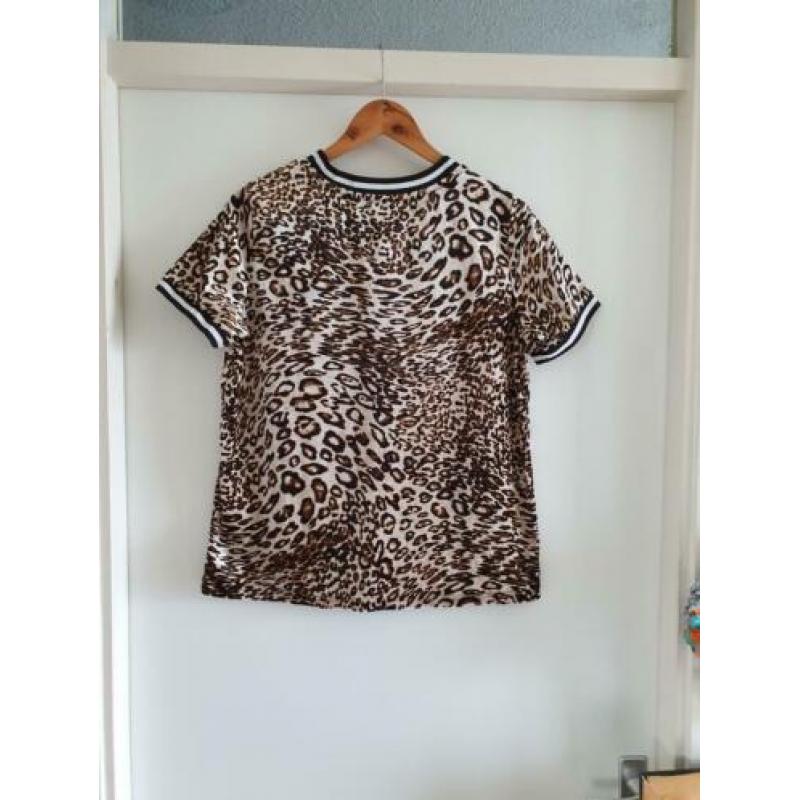 JDY t Shirt panterprint L/40 ?PRIJS €5,00?