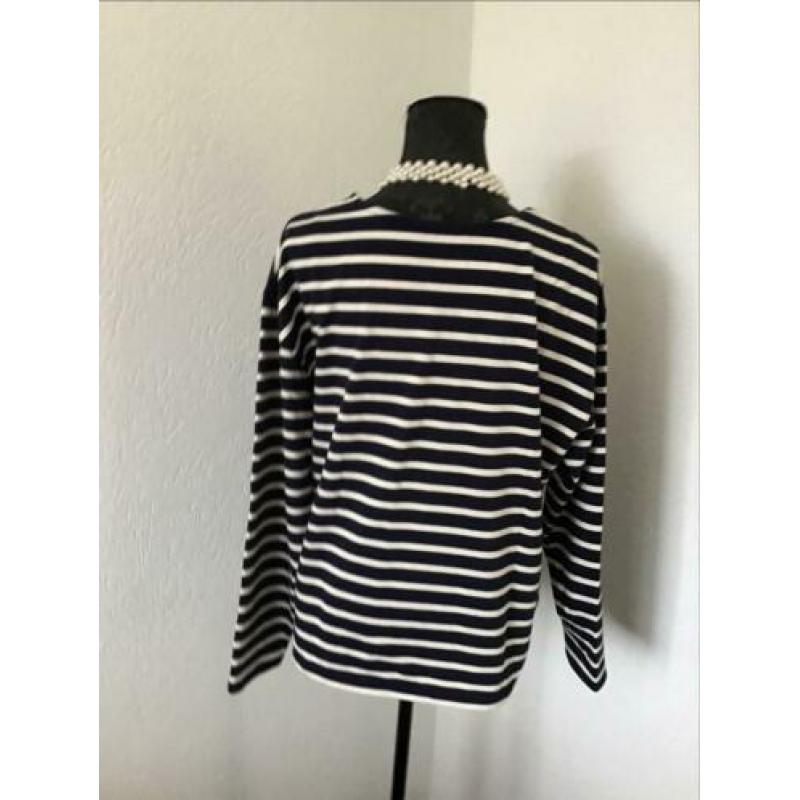 Set blauw gesteepte trui nieuw maat xl
