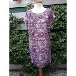 • Tuniek/jurk multicolor van Norah mt M ,(nieuw 40-42) met a