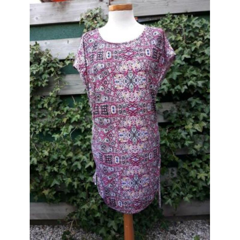 • Tuniek/jurk multicolor van Norah mt M ,(nieuw 40-42) met a