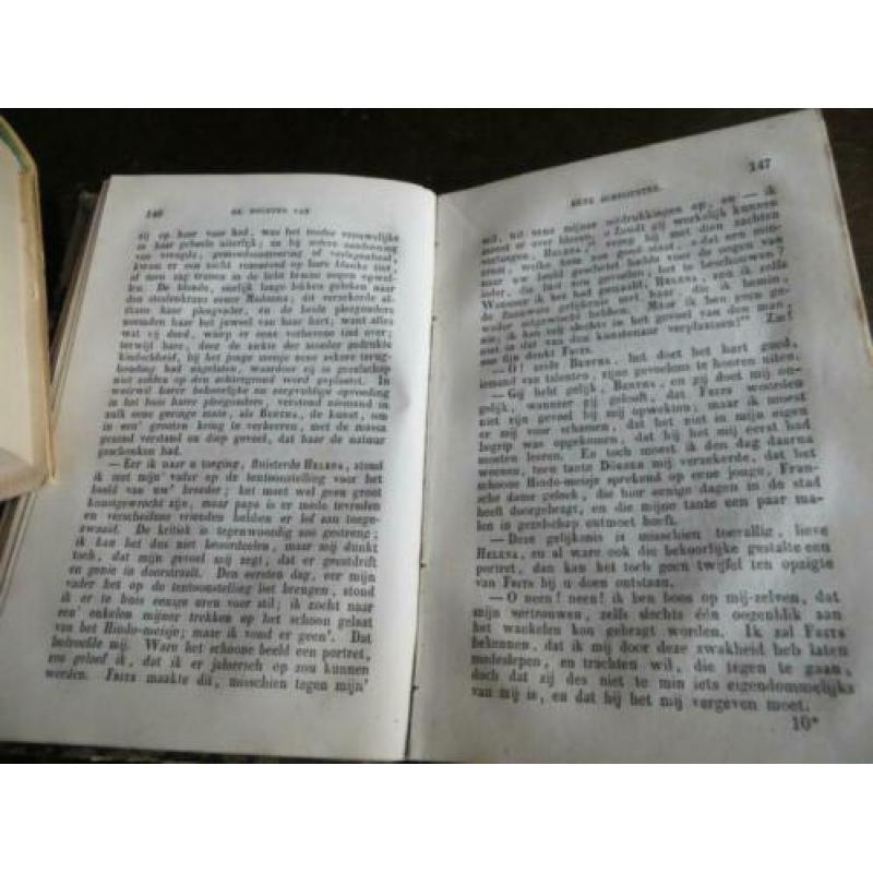 Oud boekje Novell De Dochter van eene Schrijfster 1847