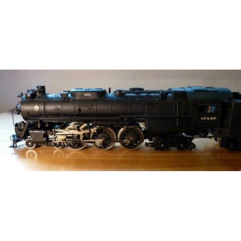 USA Tenshodo Santa Fe 3463 stoomloc H0