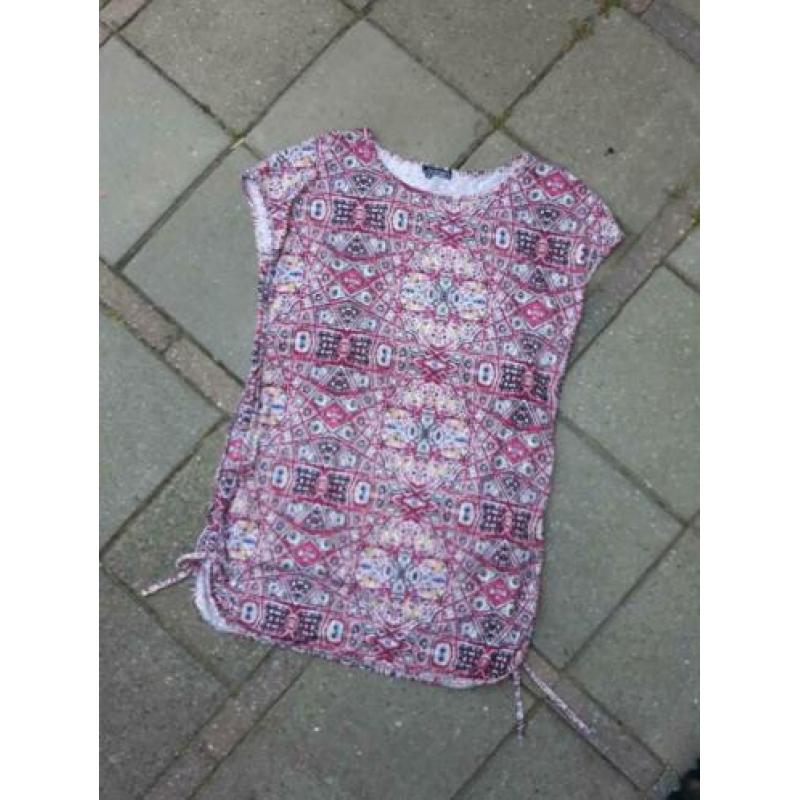• Tuniek/jurk multicolor van Norah mt M ,(nieuw 40-42) met a