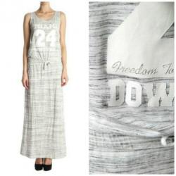 Geisha - mooie maxijurk / maxi jurk grijs / miami / maat S