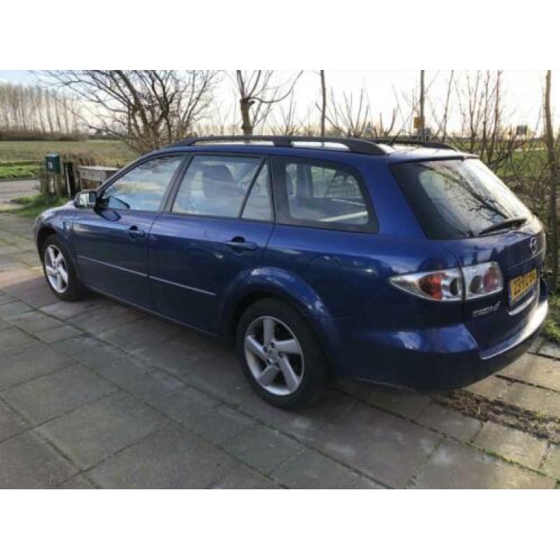 Mazda 6 1.8 Sportbreak Exclusive 2005 Blauw