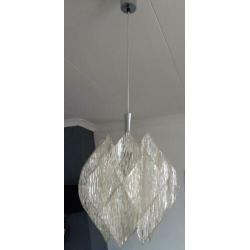 Vintage kalmar stijl plexiglas hanglamp Folded Lucite