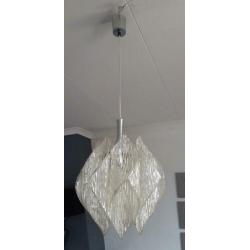 Vintage kalmar stijl plexiglas hanglamp Folded Lucite