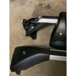 Set van 2 dakdragers voor Volvo V60 zonder dakreling