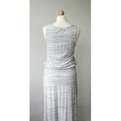 Geisha - mooie maxijurk / maxi jurk grijs / miami / maat S
