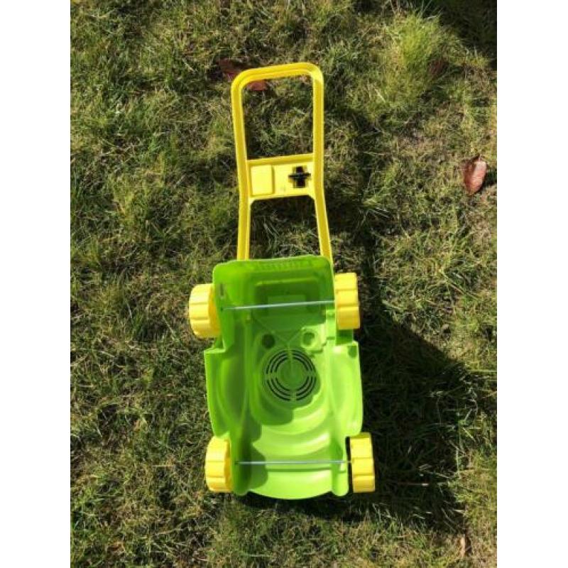Kinder grasmaaier geel met groen