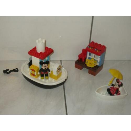 Duplo Disney boot met Mickey en Minnie Mouse
