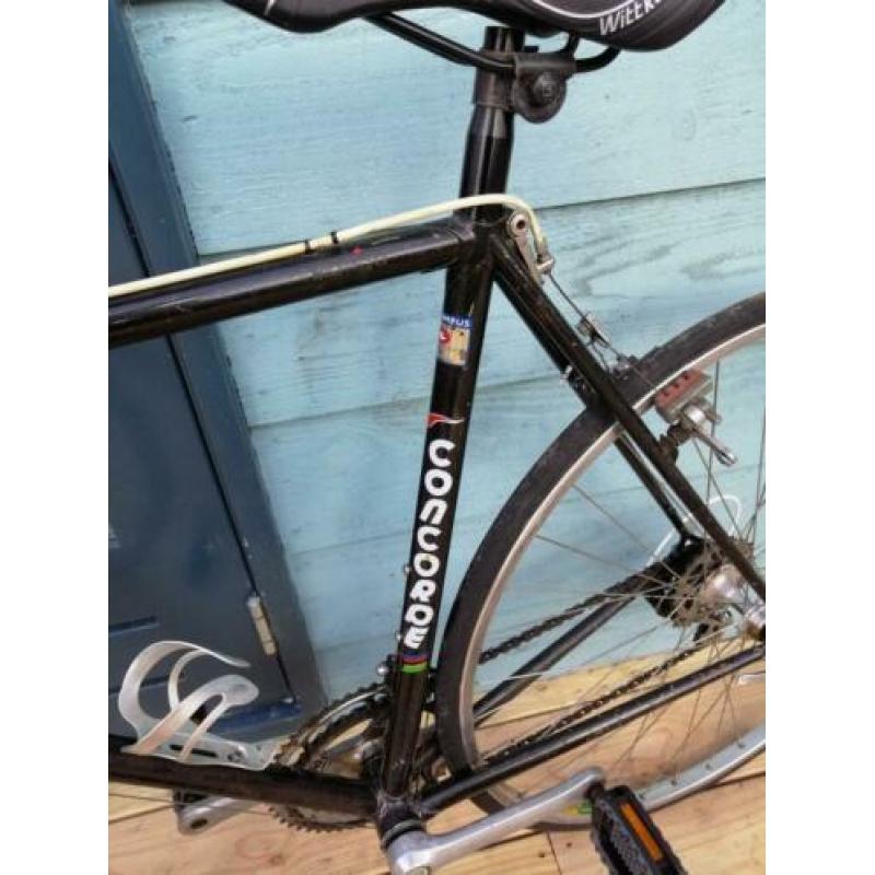 Klassieke Concorde racefiets fiets met recht stuur