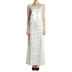 Geisha - mooie maxijurk / maxi jurk grijs / miami / maat S