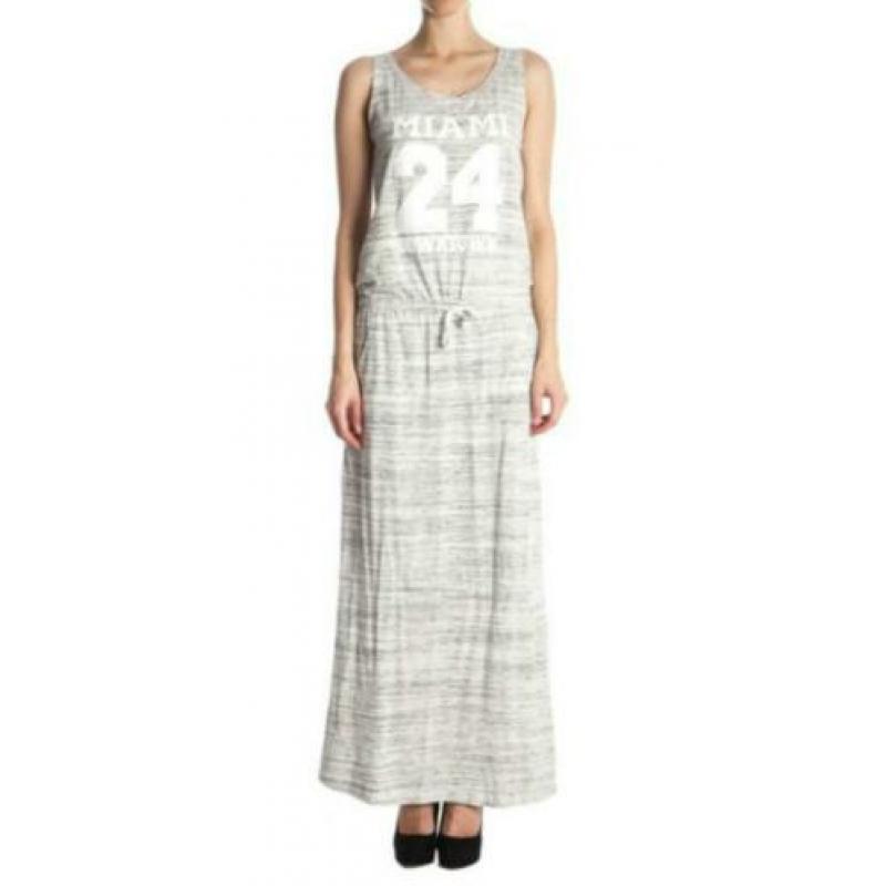 Geisha - mooie maxijurk / maxi jurk grijs / miami / maat S