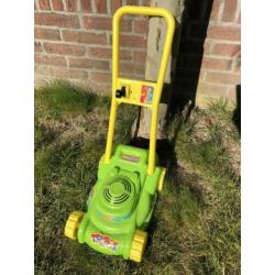 Kinder grasmaaier geel met groen