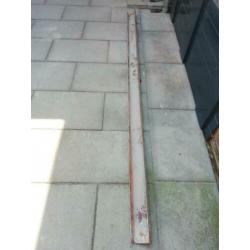 Stalen latei c-profiel 250,5 cm lang, 10 cm breed, 5 cm hoog
