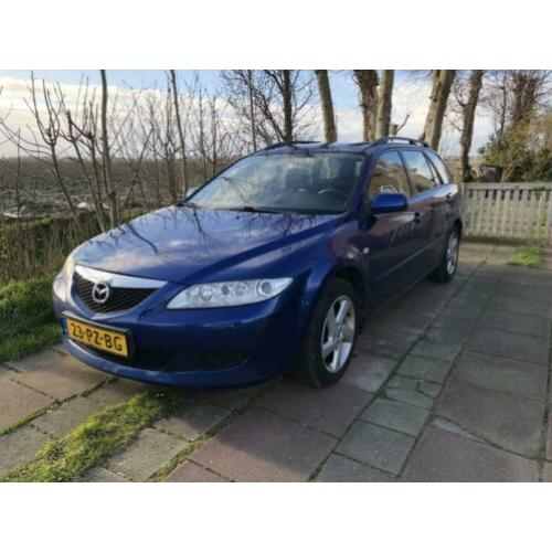 Mazda 6 1.8 Sportbreak Exclusive 2005 Blauw