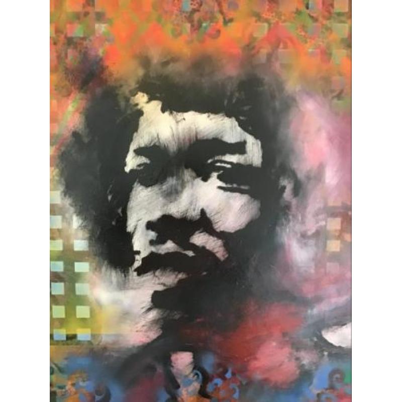 Schilderij Jimi Hendrix