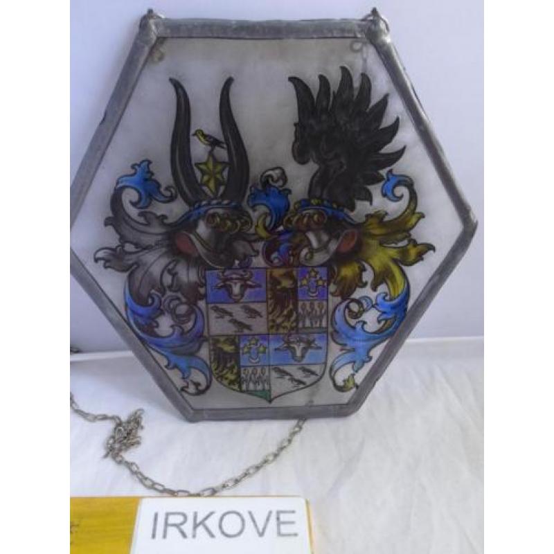 HERALDIEK * FRAAI GEBRANDSCHILDERD * Glas in Lood *