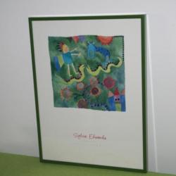 Sylvia Edwards framed print 41cm.hoog 30,5cm.breed