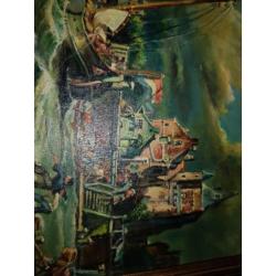 Mooi appart schilderij op doek oudje