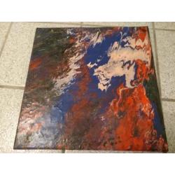 Acrylic pour & swipe schilderijen - diversen