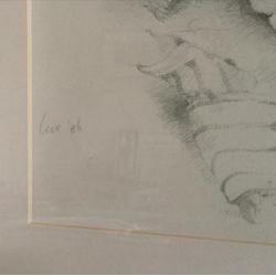 tekening LUX BUURMAN lid Pulchri
