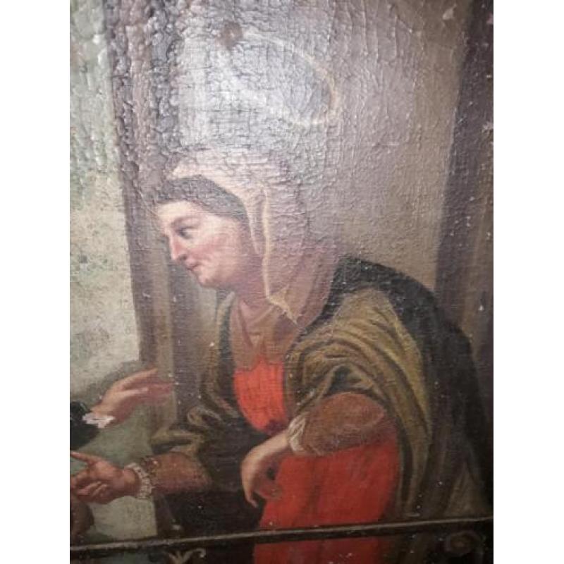 Zeer oud schilderij