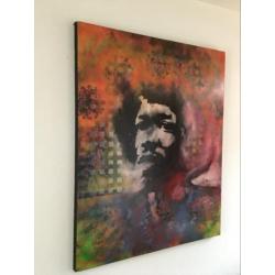 Schilderij Jimi Hendrix