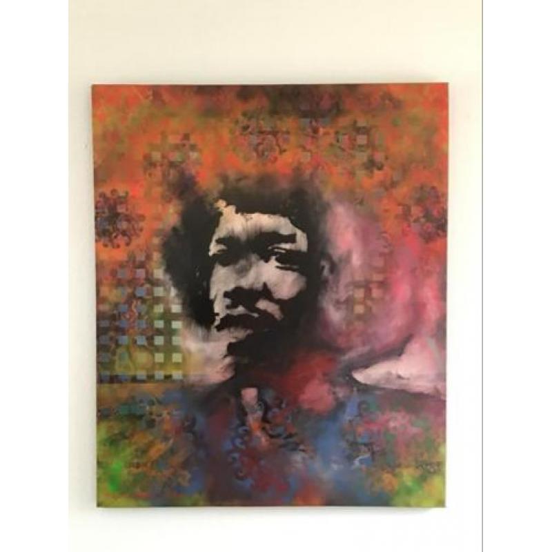 Schilderij Jimi Hendrix